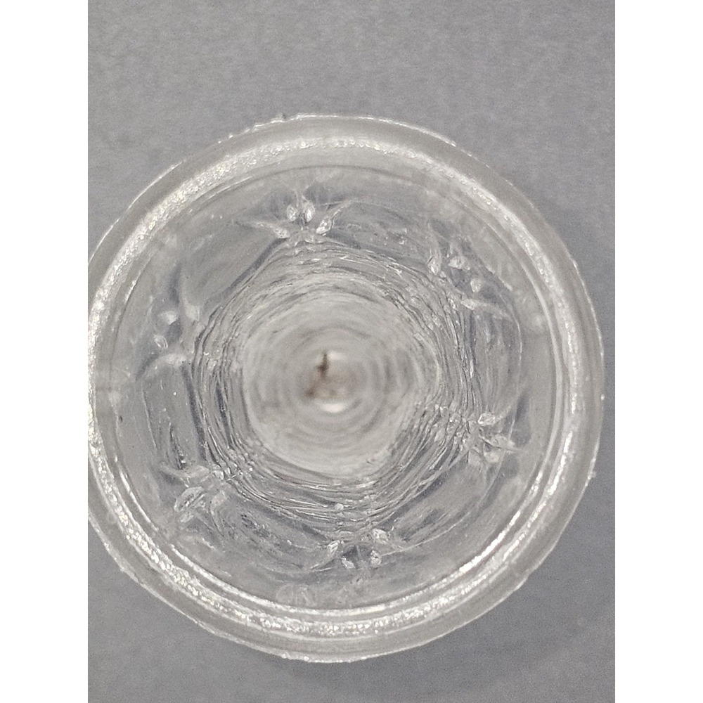 Footed Bud Vase 6 inch Indiana Glass Royal Brighton Pattern Crystal Cut Vintage - Picture 3 of 6